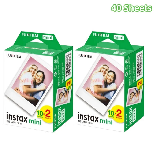 40 Sheets Fujifilm Instax Mini White Films On Sale