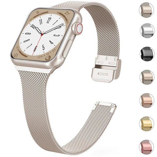 Slim Milanese Strap For Apple Watch Series 8, 7, SE, 6, 5, 4, 3 On Sale