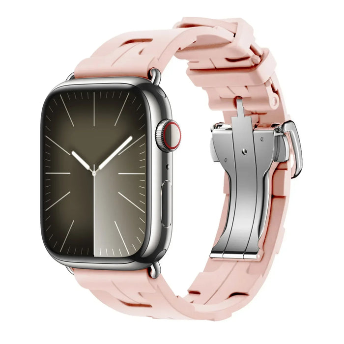 Light Pink Silver Kilim Single Tour Strap for Apple Watch Band 38mm, 40mm, 41mm, 42mm, 44 mm, 45mm, 46mm, 49mm On Sale