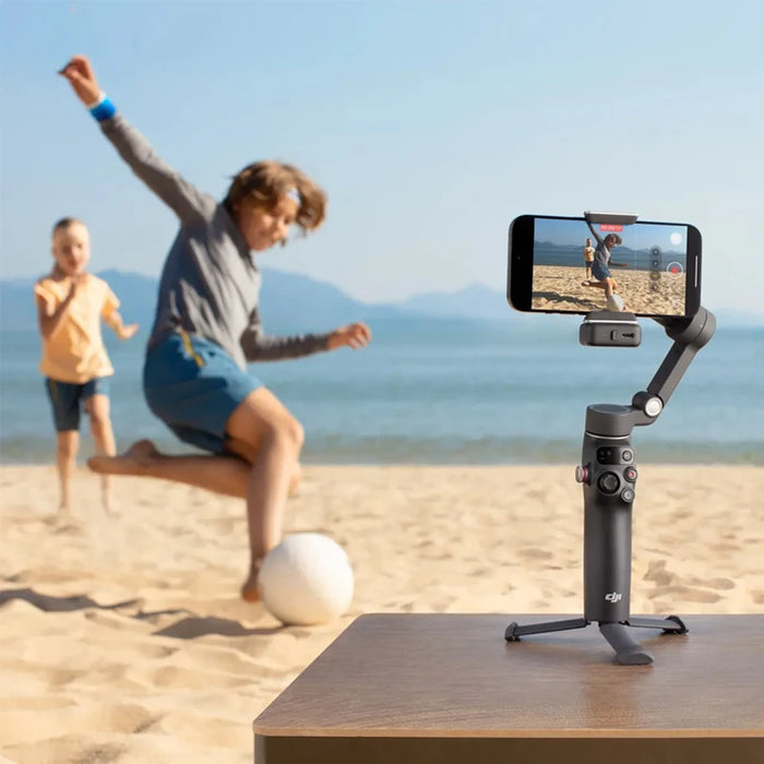DJI Osmo mobile 7P/ 7 Smartphone Gimbal Stabilizer Native Tracking With Integrated Audio & Lighting Capabilities On Sale