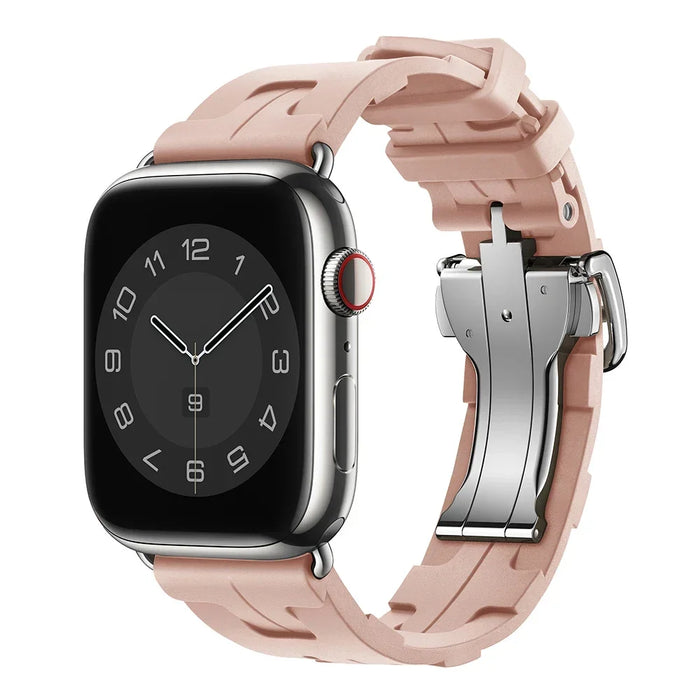 Pink Sand Silver Kilim Single Tour Strap for Apple Watch Band 38mm, 40mm, 41mm, 42mm, 44 mm, 45mm, 46mm, 49mm On Sale