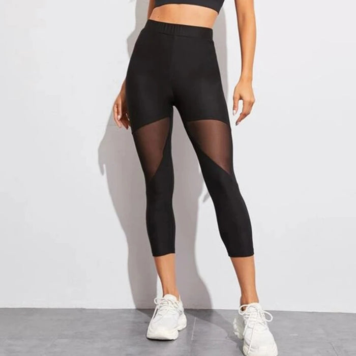 Mesh Style Fitness Yoga Leggings On Sale