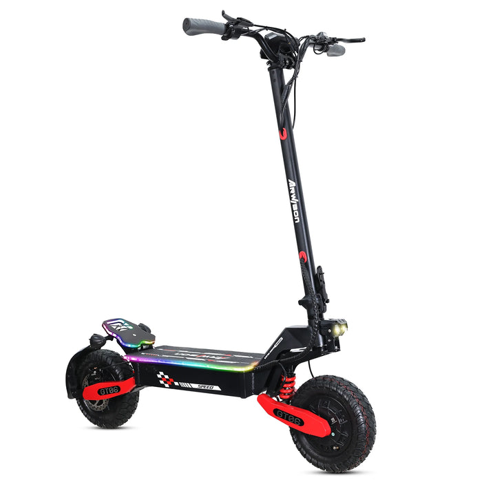 GT6 Off-Road 50KM/H 48v Battery Long Range 65km LED Display 11" High Speed Foldable Electric Scooter For Adults 1200W Motor On Sale