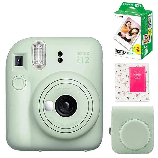 Fujifilm Instax Mini 12 Mint Green Camera Set On Sale