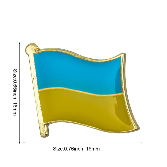 Ukraine Flag Brooches Lapel Pins On Sale