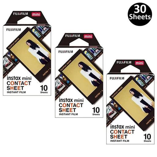 FujiFilm Instax Mini Color Films - Contact Sheet (30 Sheets) On Sale