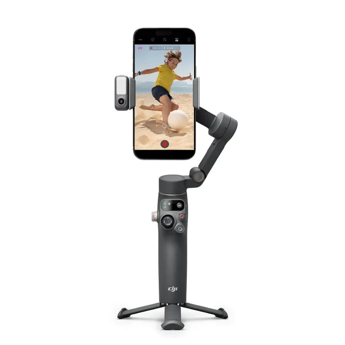 DJI Osmo mobile 7P/ 7 Smartphone Gimbal Stabilizer Native Tracking With Integrated Audio & Lighting Capabilities On Sale