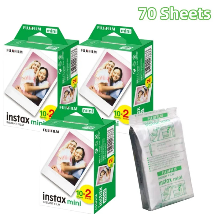 70 Sheets Fujifilm Instax Mini White Films On Sale