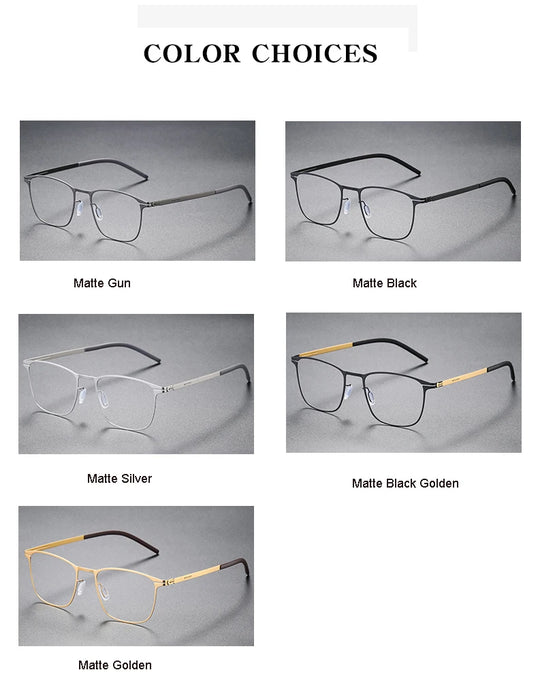 Lightweight German Eyewear Screwless Link Retro Eyeglasses On Sale