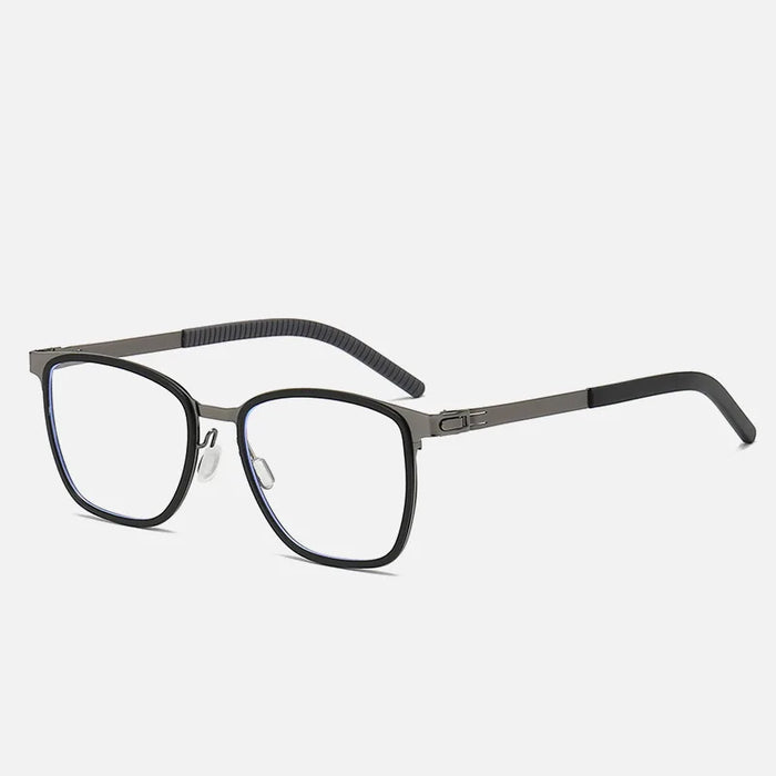 Ultralight Retro Fashion Unisex Anti Blue Light Eyeglasses On Sale - Gun Black Color