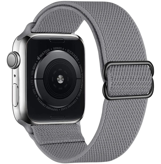 Grey Scrunchie Watch Strap For Apple Watch Band Series 49mm, 45mm, 44mm, 42mm, 41mm, 40mm, 38mm On Sale