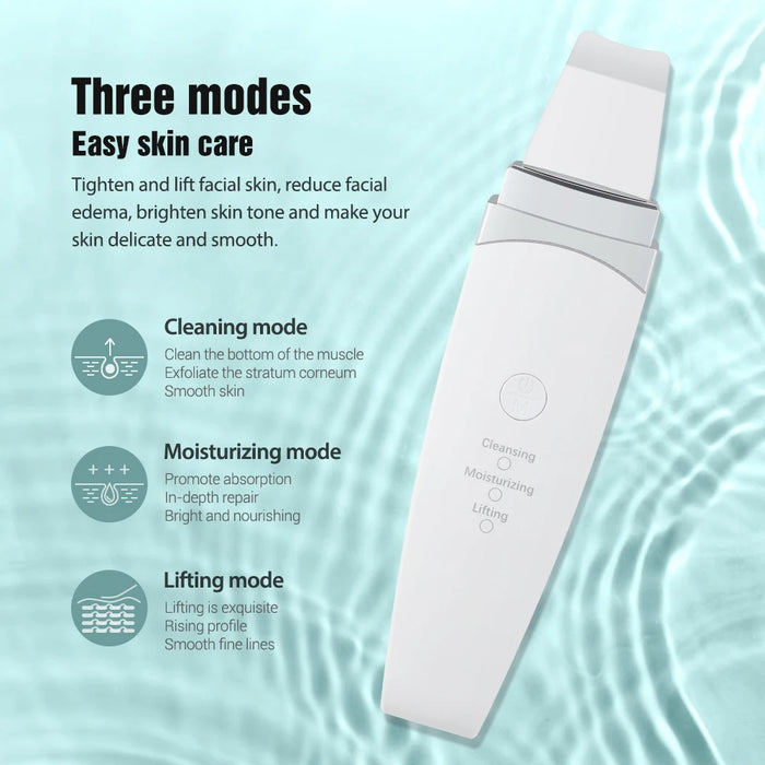 Ultrasonic Derma Skin Scrubber Pen