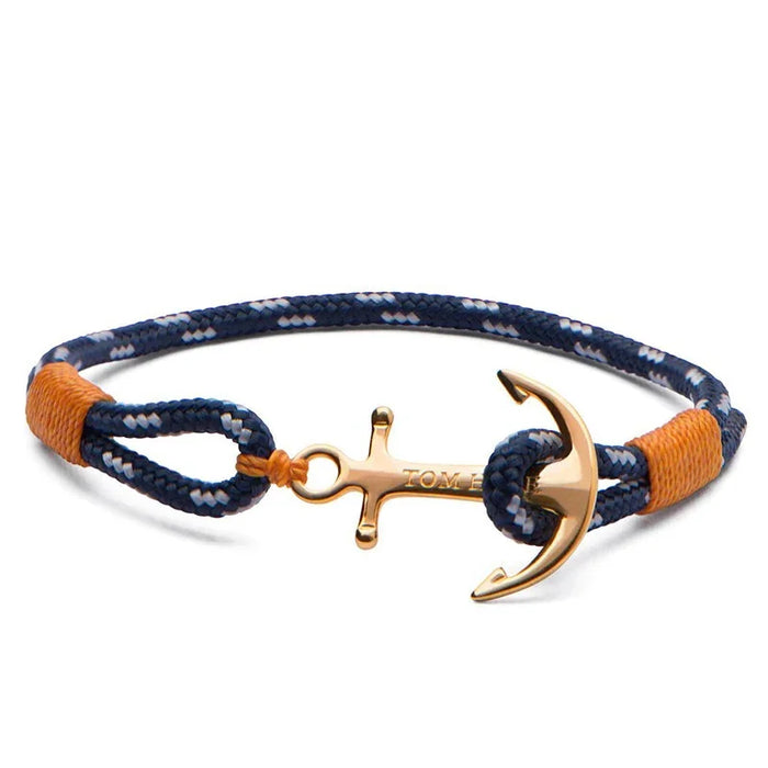 Stainless Steel Viking Anchor Nautical Single Wrap Rope Bracelets For Women And Men On Sale