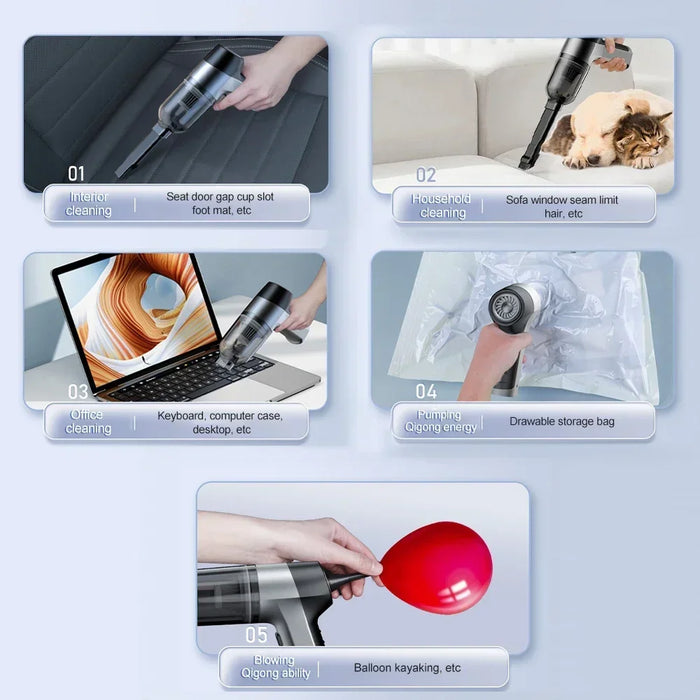 4 in 1 Powerful Cordless Wireless Vacuum For Car and House Cleaning On Sale