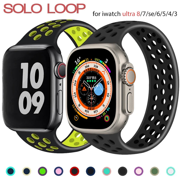 NIKE Style Sport Solo Band for Apple Watch Strap On Sale