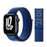 NIKE Designs Nylon Watch Straps Collection For Apple Watch On Sale - NIKE Slogan Royal Navy Blue