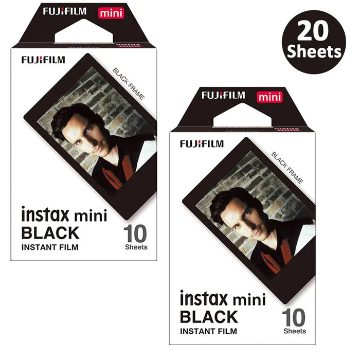 Fujifilm Instax Mini Films - Black Frame On Sale
