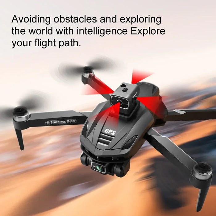 V168 Pro 5G Wifi 8K HD Dual Camera GPS Obstacle Avoidance Brushless Motor Drone On Sale