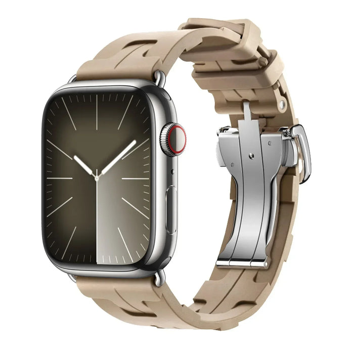 Walnut Silver Kilim Single Tour Strap for Apple Watch Band 38mm, 40mm, 41mm, 42mm, 44 mm, 45mm, 46mm, 49mm On Sale
