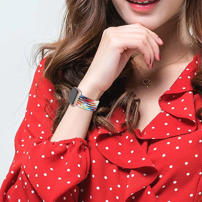 Stretchable Braided Loop Apple Watch Bracelet For iWatch Series On Sale
