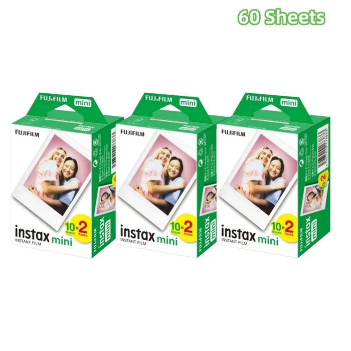 60 Sheets Fujifilm Instax Mini White Films On Sale