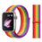 NIKE Designs Rainbow Pride Nylon Watch Straps Collection For Apple Watch On Sale