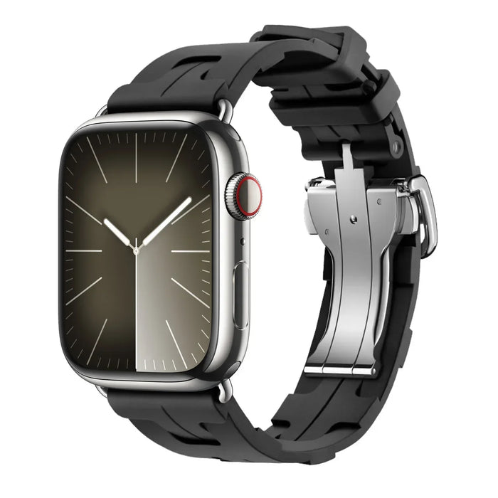 Black Silver Kilim Single Tour Strap for Apple Watch Band 38mm, 40mm, 41mm, 42mm, 44 mm, 45mm, 46mm, 49mm On Sale