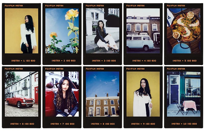FujiFilm Instax Mini Color Films - Contact Sheet On Sale