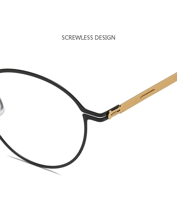 Lightweight German Eyewear Screwless Link Retro Eyeglasses On Sale