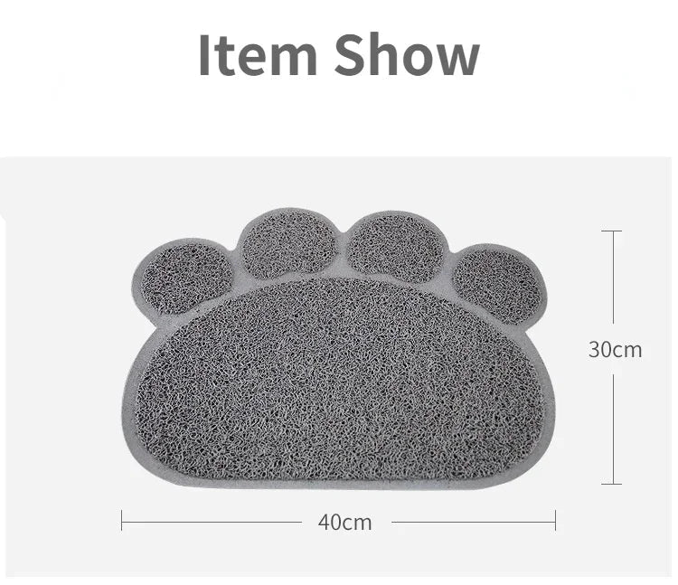 Waterproof High Resilience Fiber Non-slip Pet Food Bowl Placemat On Sale