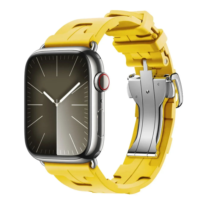 Yellow Silver Kilim Single Tour Strap for Apple Watch Band 38mm, 40mm, 41mm, 42mm, 44 mm, 45mm, 46mm, 49mm On Sale