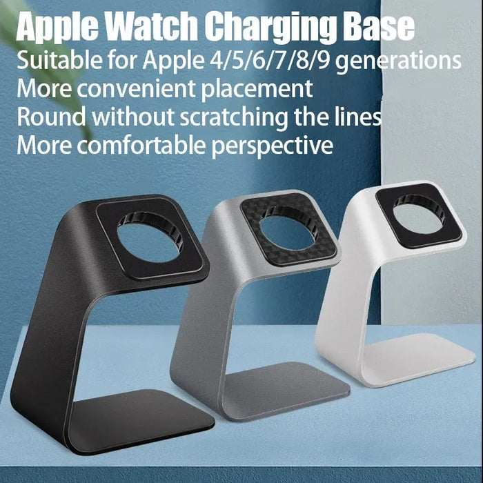Aluminum iWatch non-slip Metal Charging Stand For Apple Smart Watches On Sale