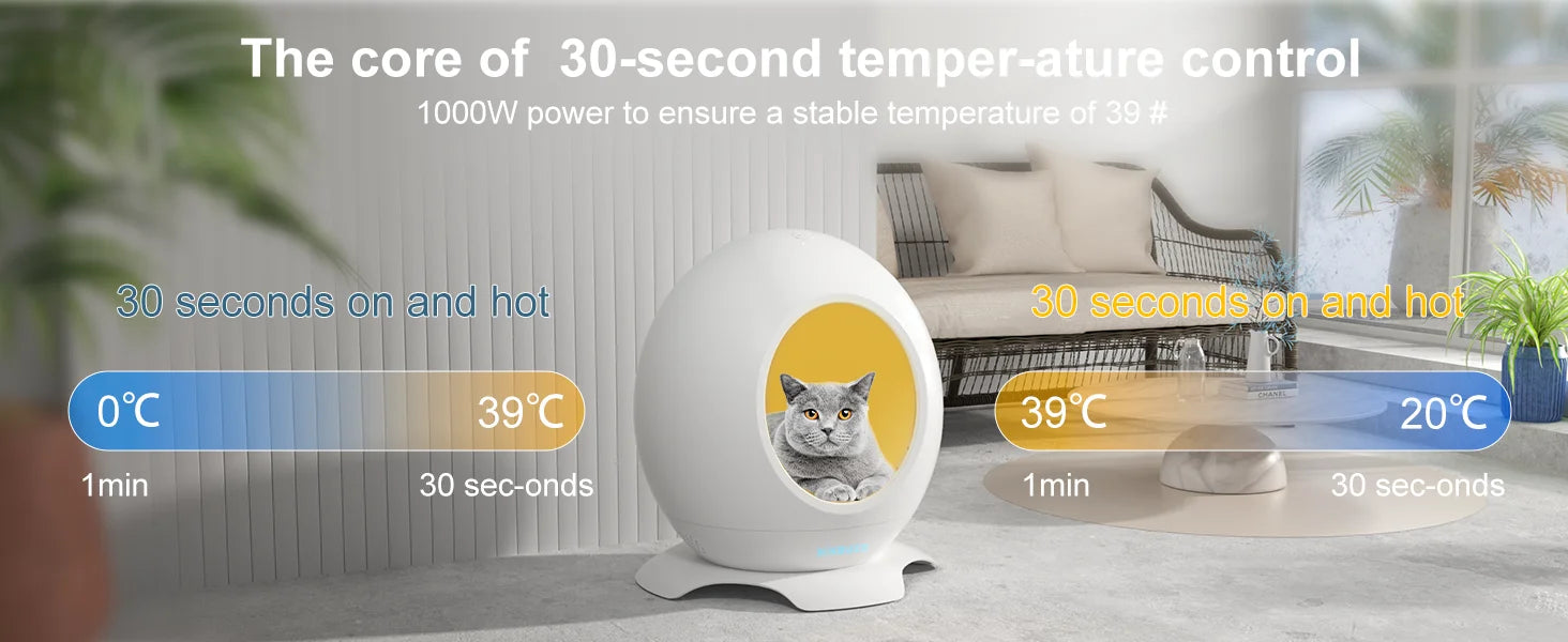 Scratch-resistant Egg Shape Pet Sleeping Pod For Cats or Mini Medium Sized Dogs On Sale