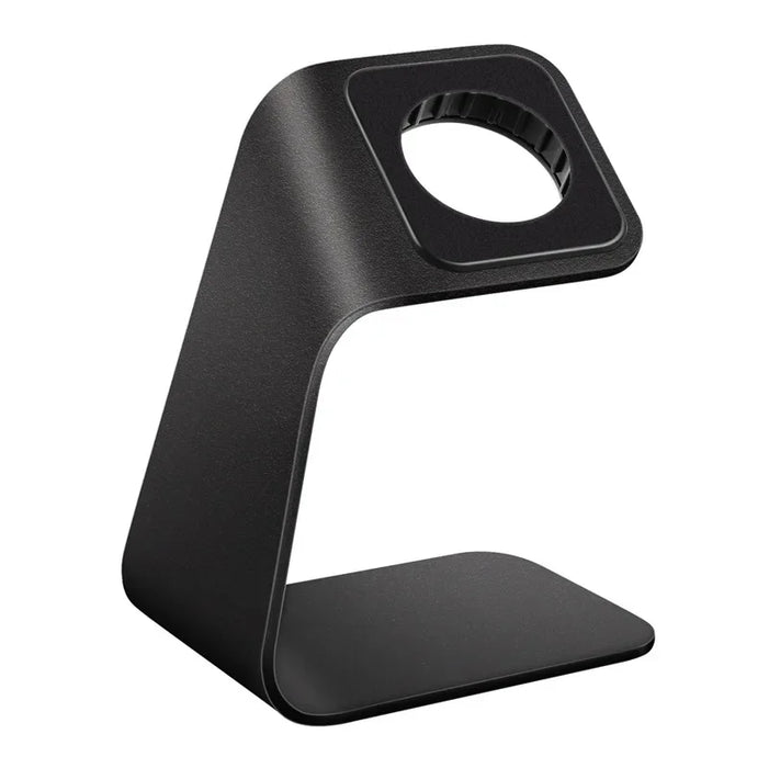 Black Aluminum iWatch non-slip Metal Charging Stand For Apple Smart Watches On Sale