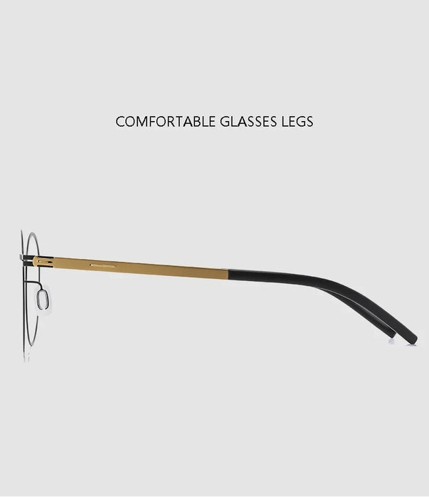 Lightweight German Eyewear Screwless Link Retro Eyeglasses On Sale