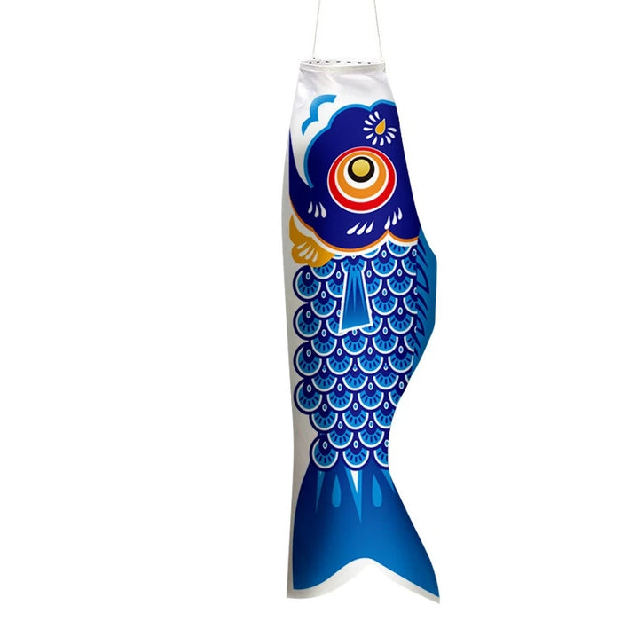 Japanese Blue Koi Koinobori Carp Windsock On Sale