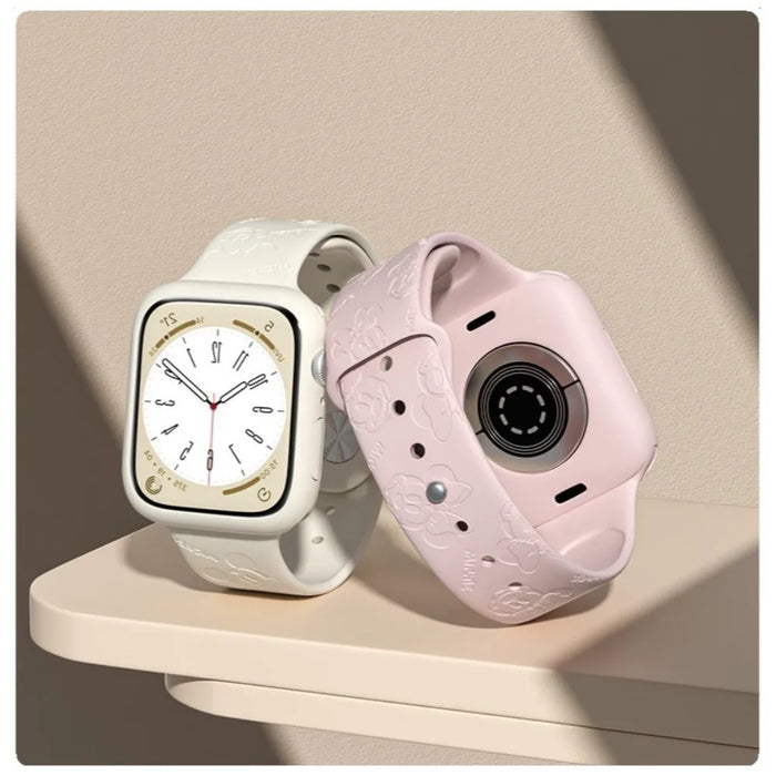 3D Dream Disney Mickey Mouse Theme Design Silicone Apple Watch Band On Sale
