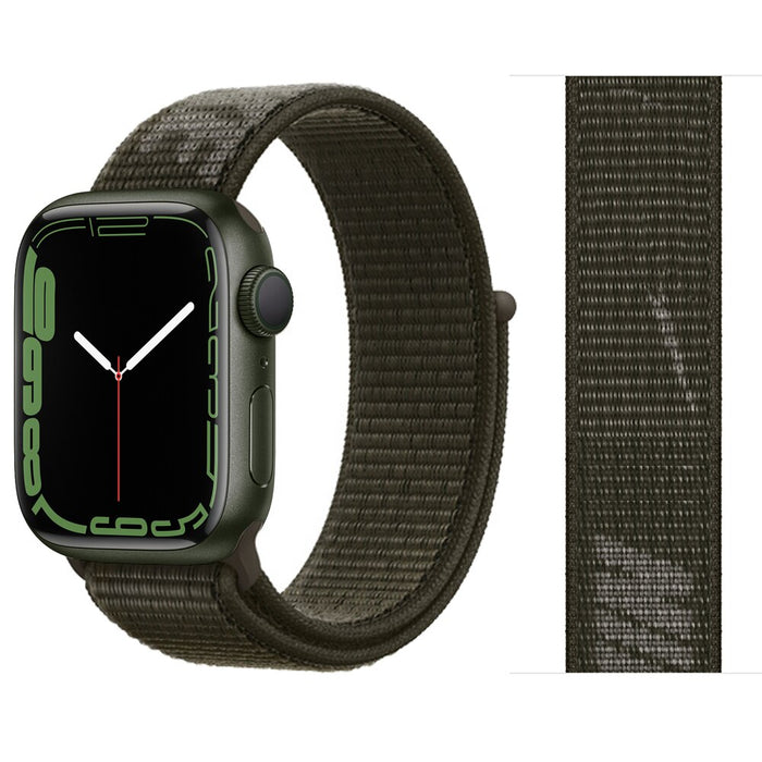 NIKE Designs Nylon Watch Straps Collection For Apple Watch On Sale - NIKE Khaki