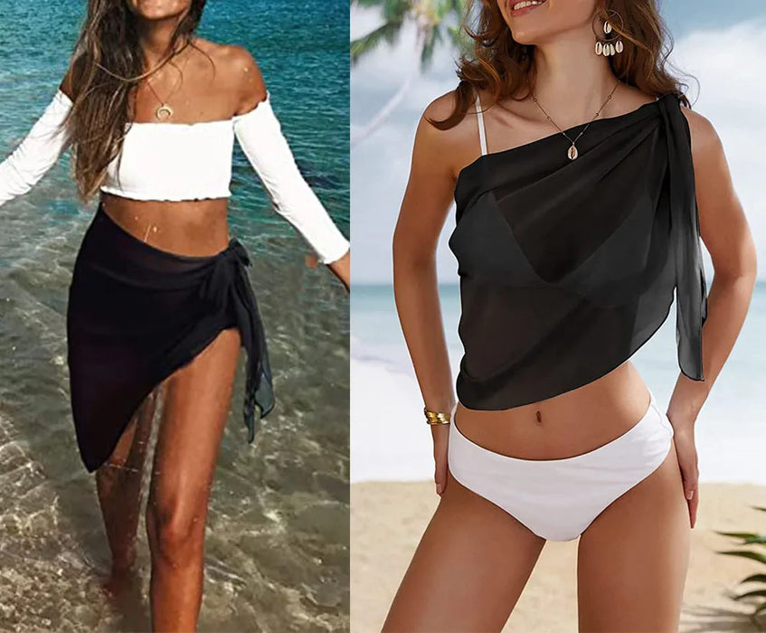 Beach Bikini Short Sarong Scarf for Swimwear Cover-ups On Sale