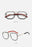 Black Silver Ultralight Anti-Blue Light Retro Style Glasses On Sale