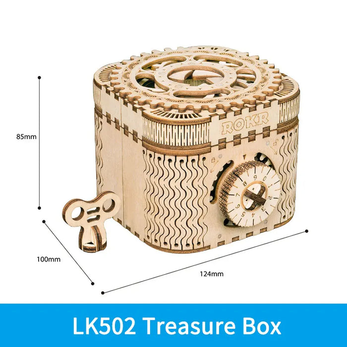 Treasure Box 3D Puzzle Model Building Kit Toys On Sale