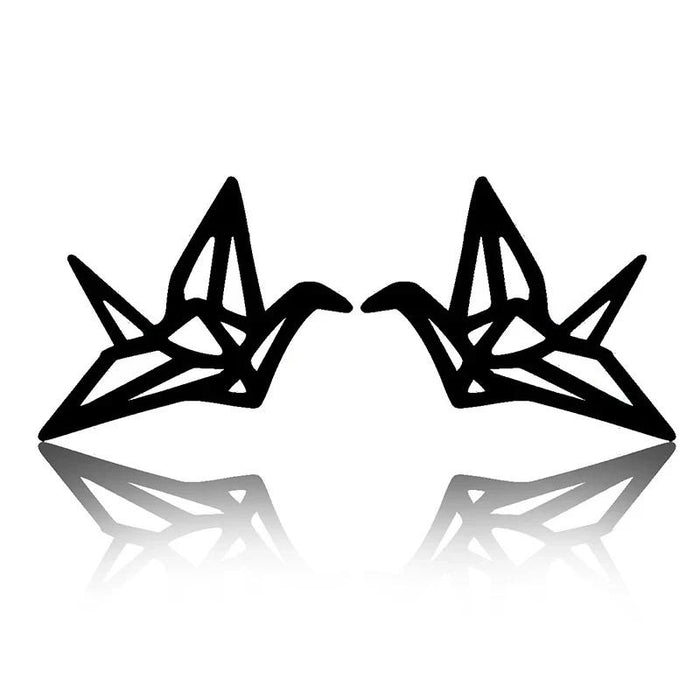 Origami Crane Earrings