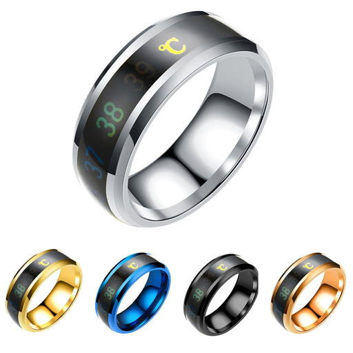 Titanium Steel Temperature Sensor Ring On Sale