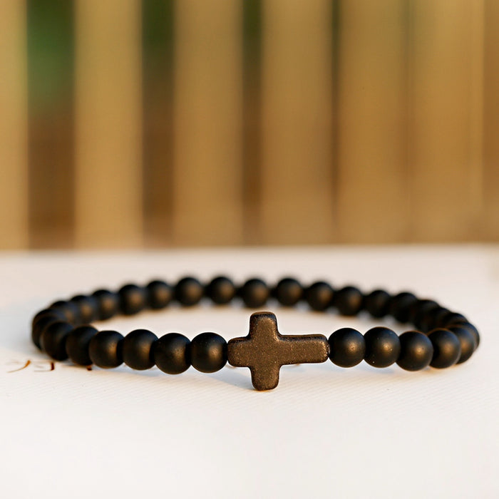 Natural Stone Blessed Charm Yoga Bracelets