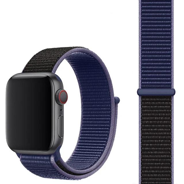 Midnight Two Tones Apple Watch Band Straps For iWatch Series 10, 9, Ultra, 8, SE, 7, 6, 5, 4, 3 On Sale