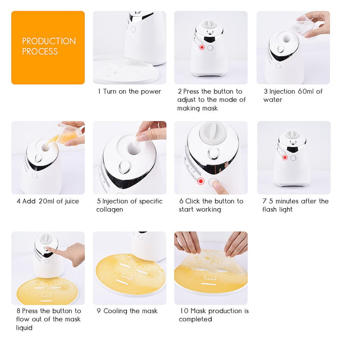 DIY Homemade Natural Fruit Gel Masque Machine