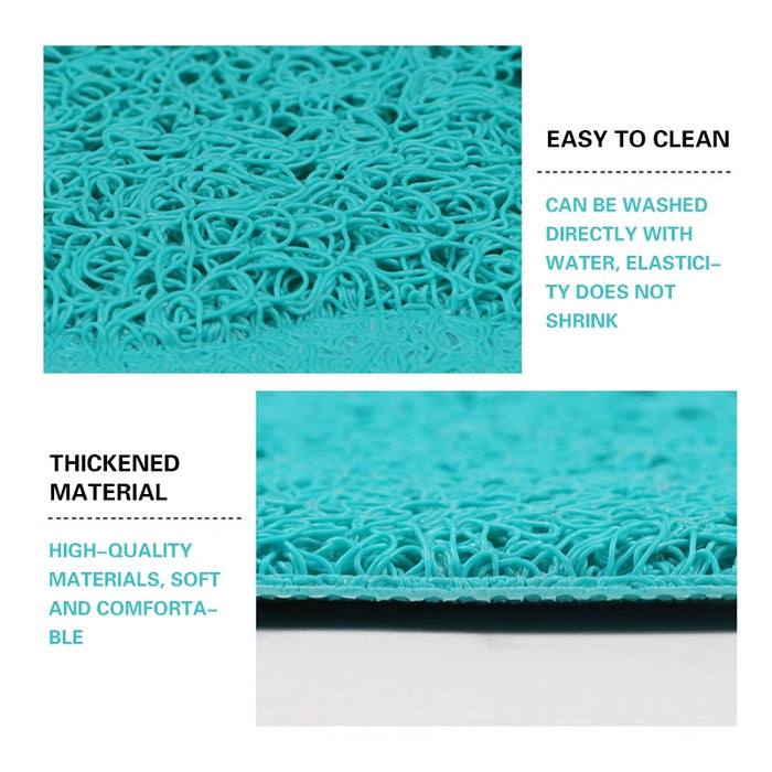 Waterproof High Resilience Fiber Non-slip Pet Food Bowl Placemat On Sale