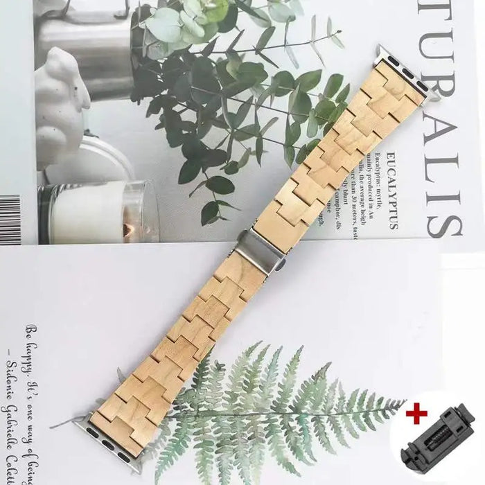 Wooden Strap for Apple Watch Band 38mm, 40mm, 42mm, 44 mm, 45mm, 49, On Sale