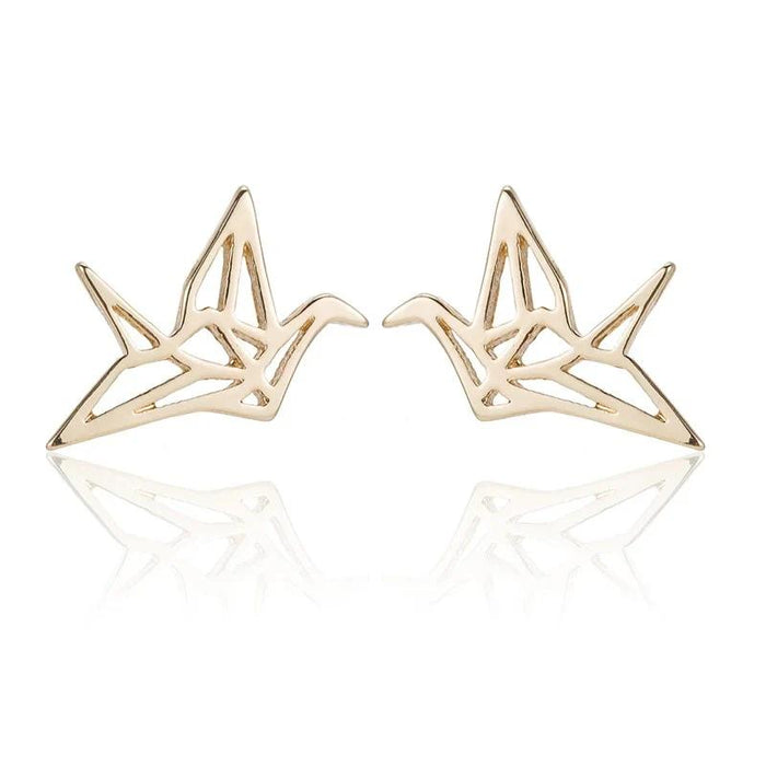 Origami Crane Earrings