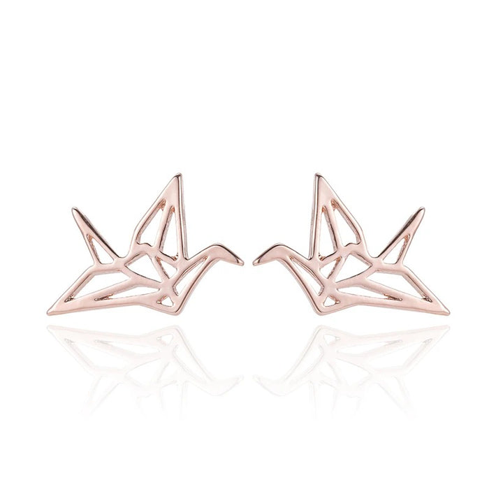 Origami Crane Earrings